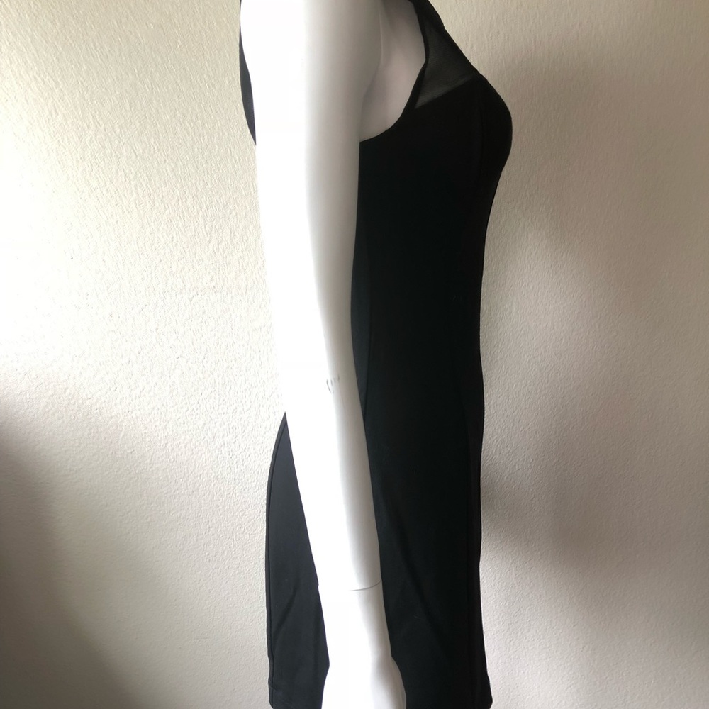 LUSH BLACK SHEER DRESS SIZE S/XS